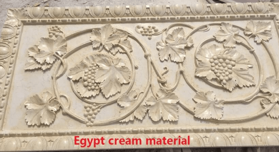Egypt Cream Marble relief