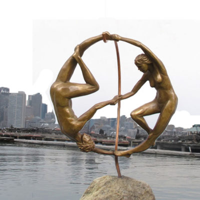 nude woman bronze sculpture