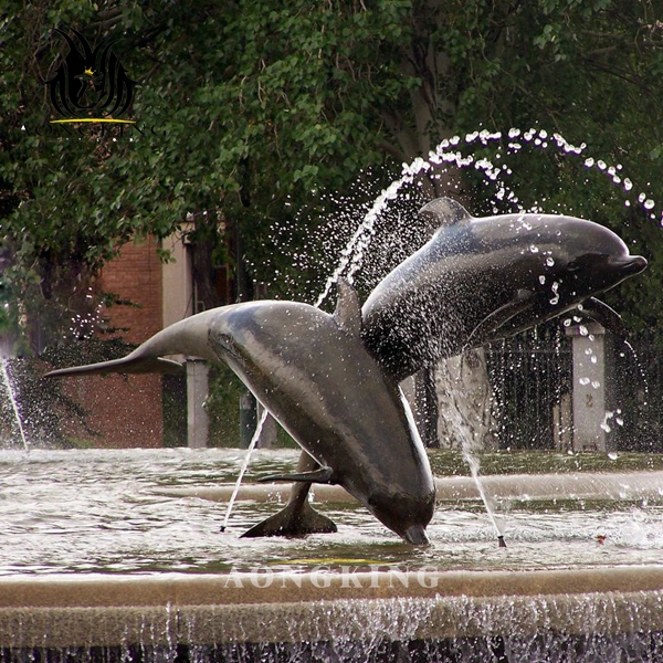 dolphin water fountain