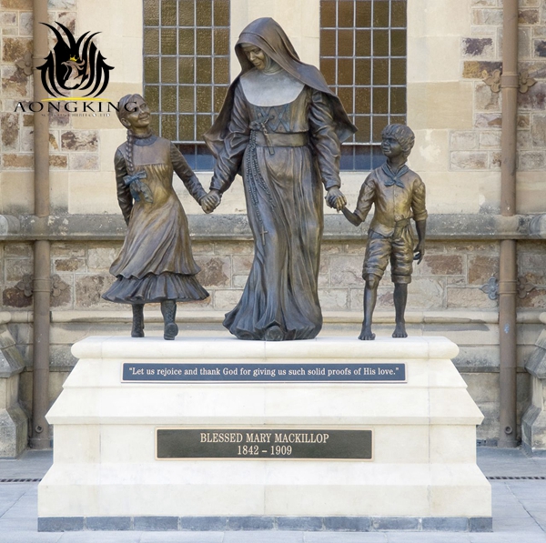 Blessed mary mackillop bronze statue