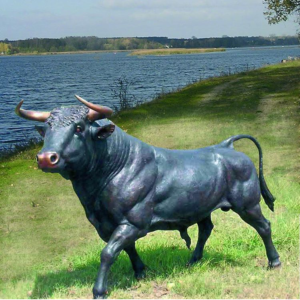 bull statue bullfight
