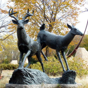 life size deer statues