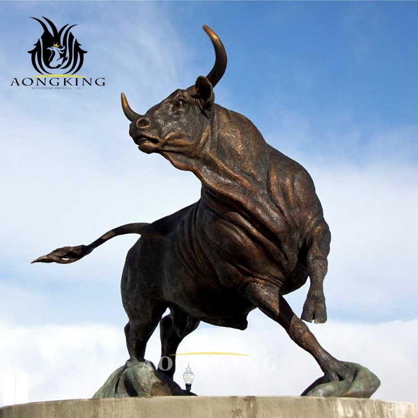 bull bronze sculpture
