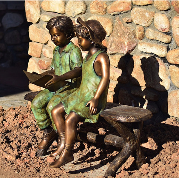 modern children statue