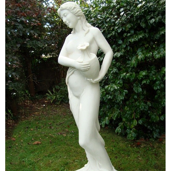 stone nude girl statue