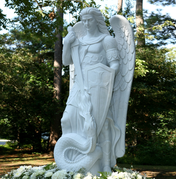 stone marble angel statues
