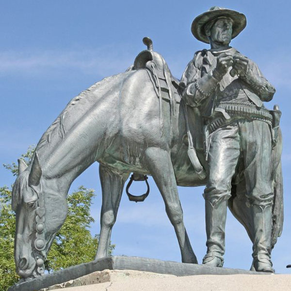 cowboy sculpture