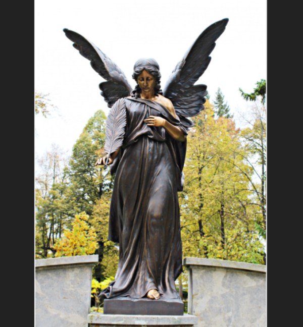 angel bronze sculptuare
