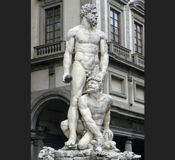 marble hero statue