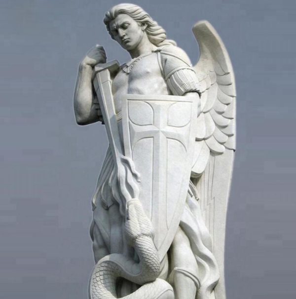 marble statue Archangel Michael