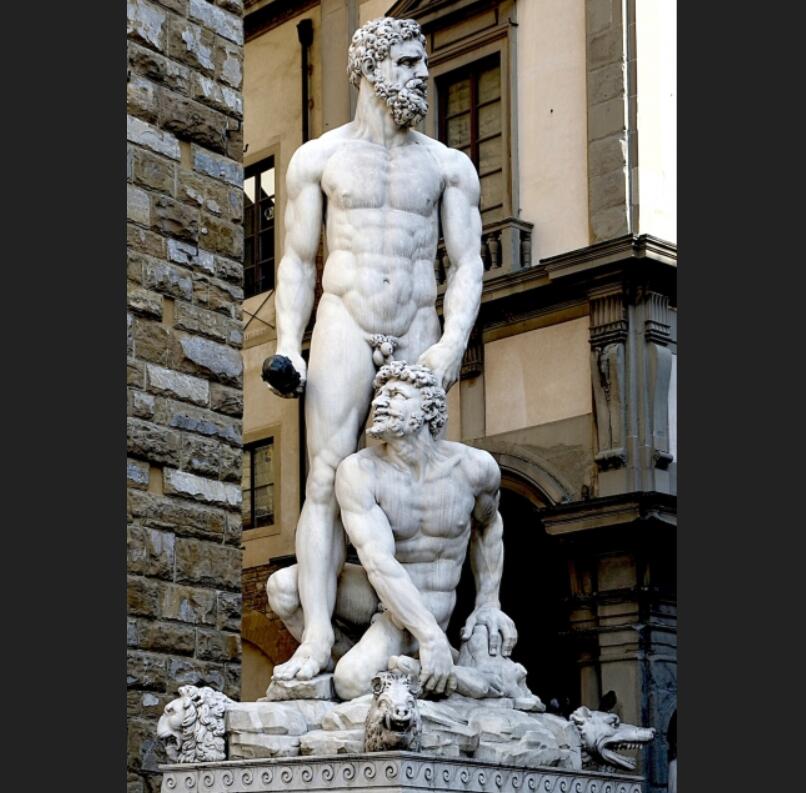 marble statue hercules