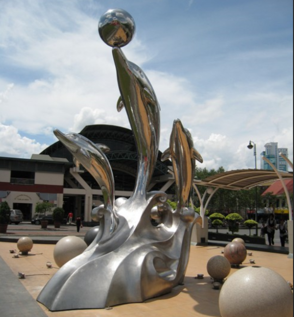 stainless steel sculpture modern