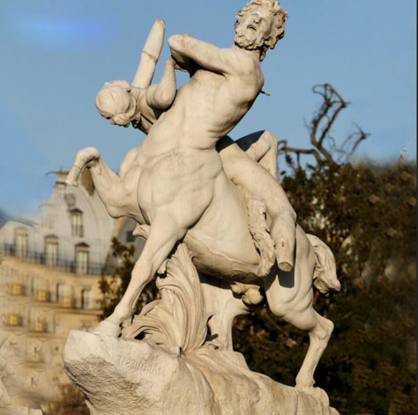 centaur Chiron statue