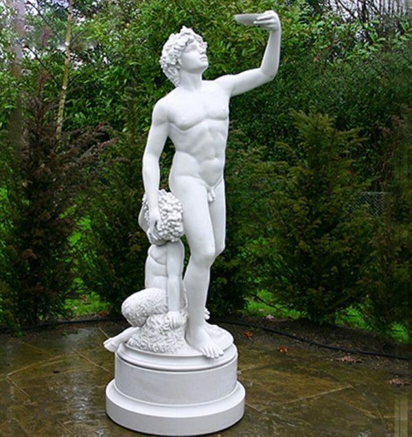 marble bacchus statue