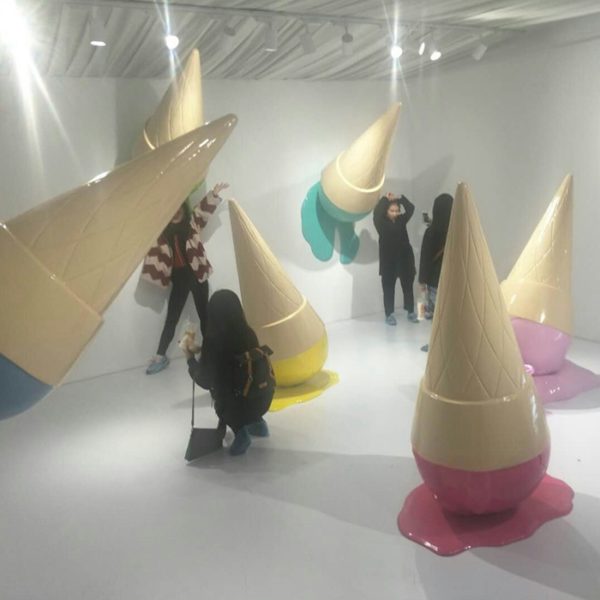 fiberglass ice cream cone statues