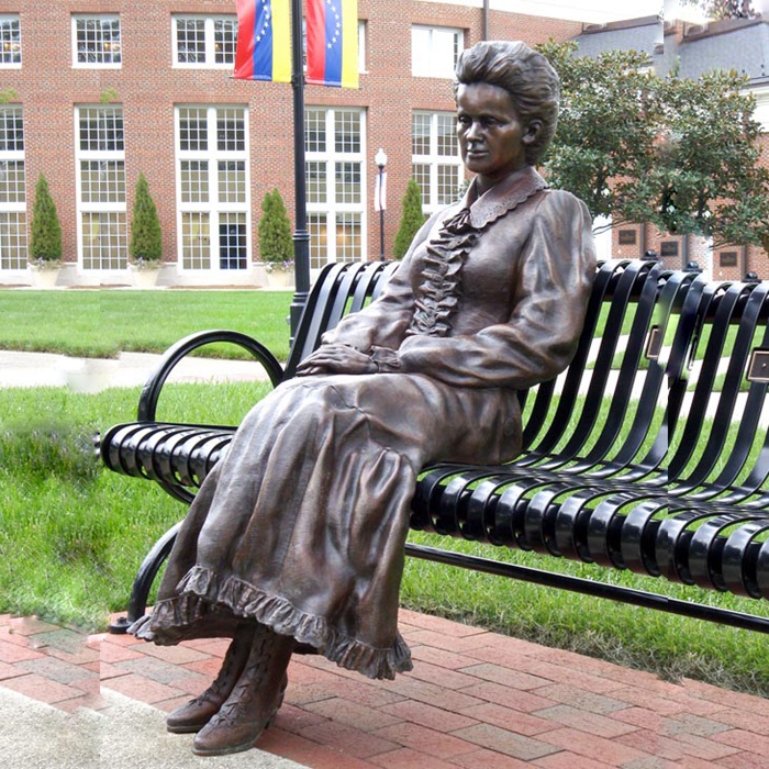 Life size Marie Curie bronze statue for sale | AongKing Sculpture
