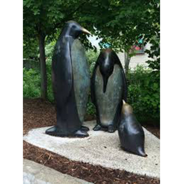 penguins statue