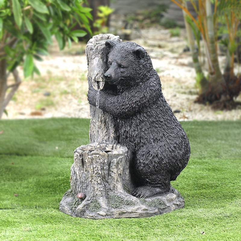 Cute bear sculpture
