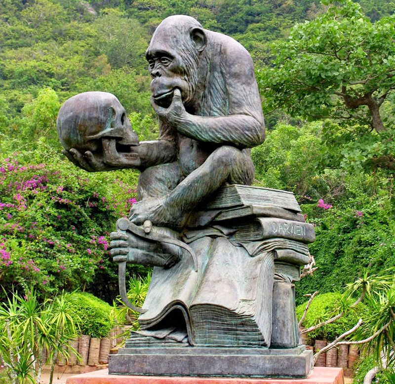 Famous monkey statue
