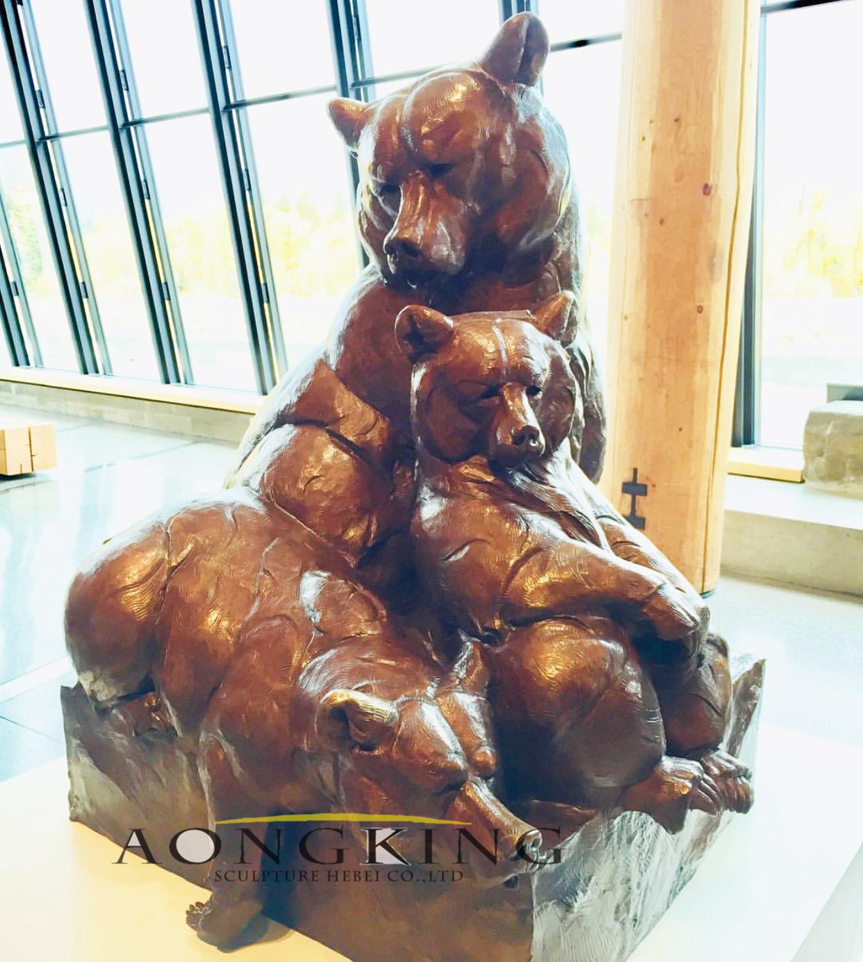 Sculptures of bear