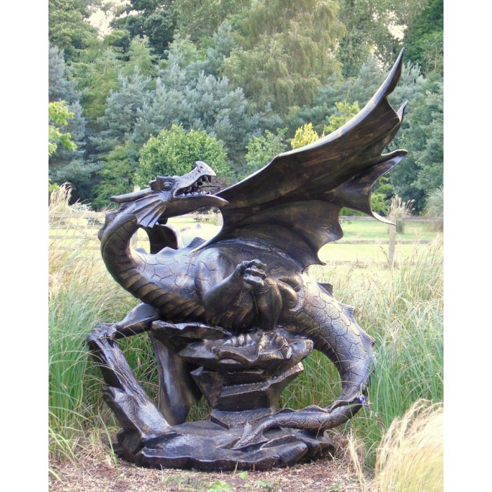 Western dragon statue