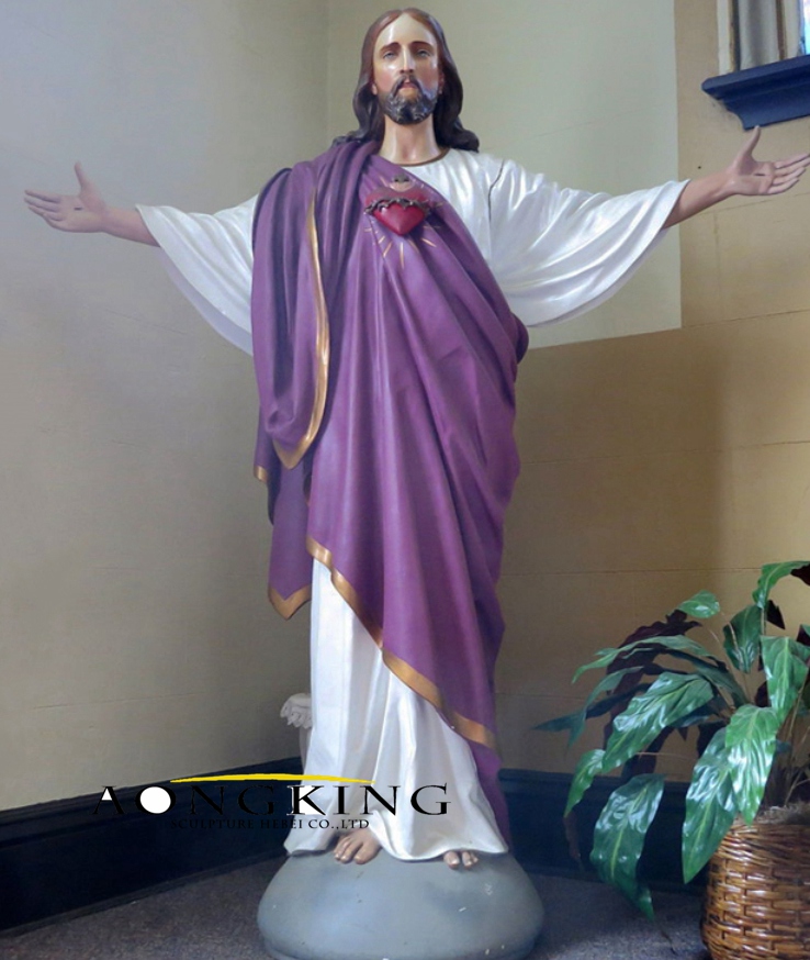 Fiberglass jesus statue