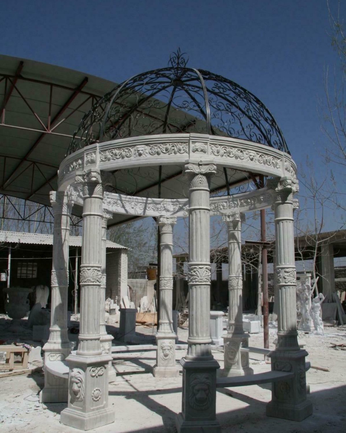 Large marble sculptures