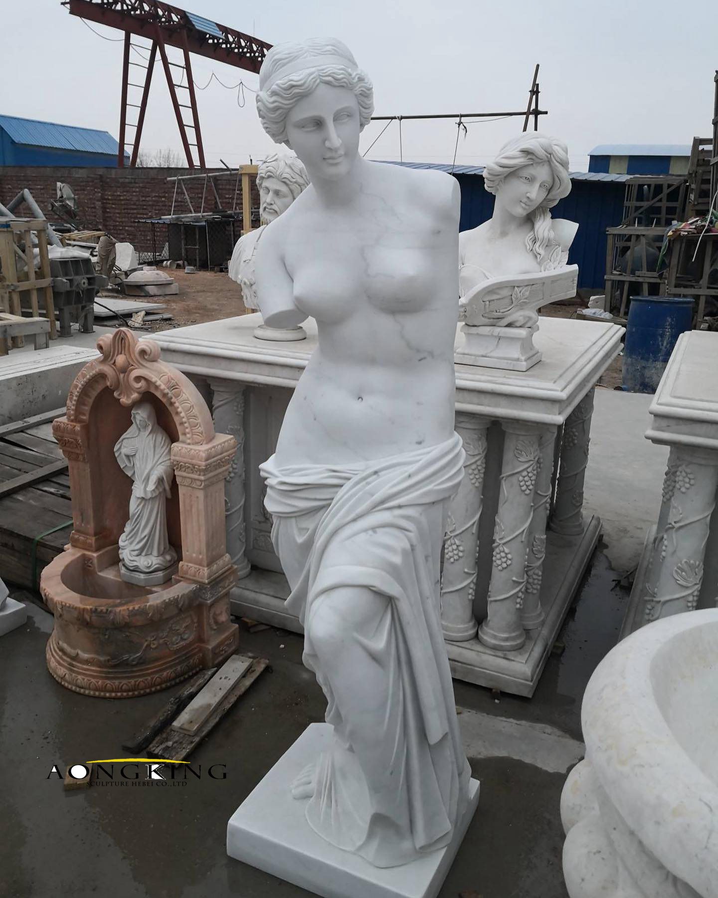 Marble venus statue