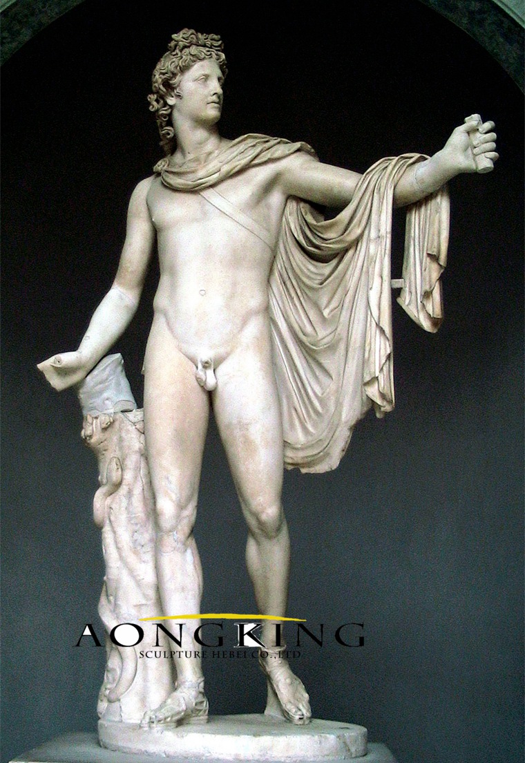 Apollo belvedere marble statue