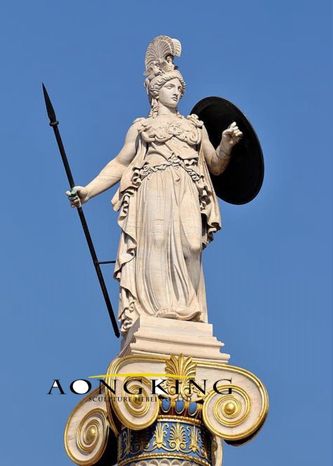 Athena costume sculpture