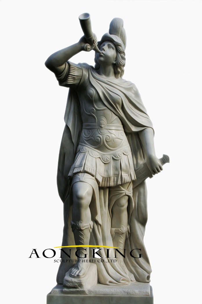 Roman male soldier statue