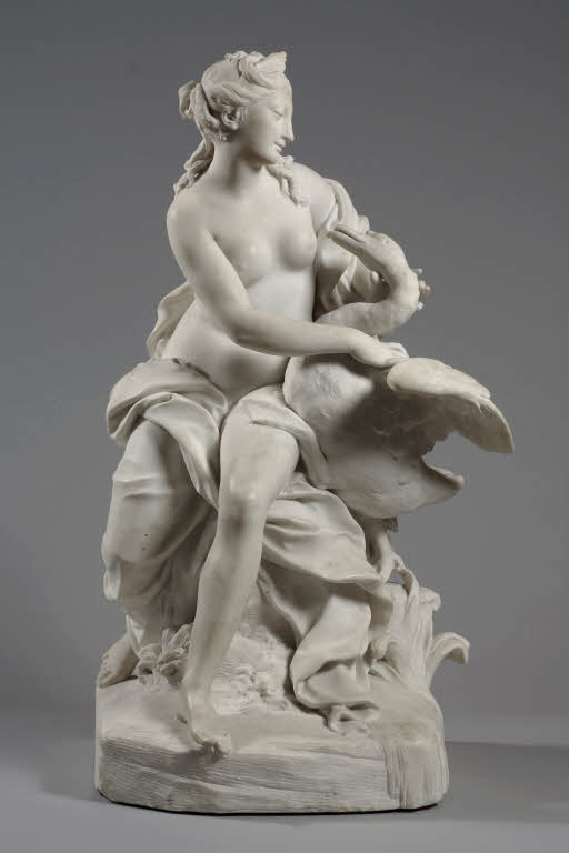 Leda and the Swan marble statue