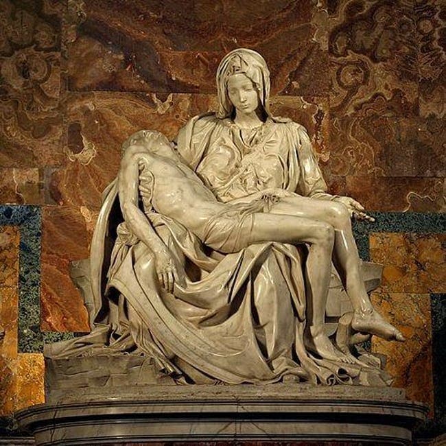 Religious art Pieta statue