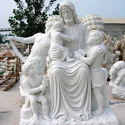 Marble sculpture of Pieta