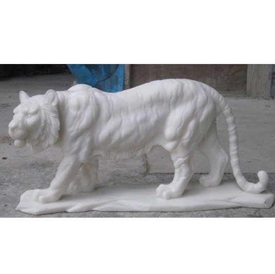 marble tiger sculpture