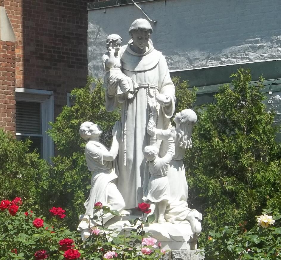 St Anthony statue