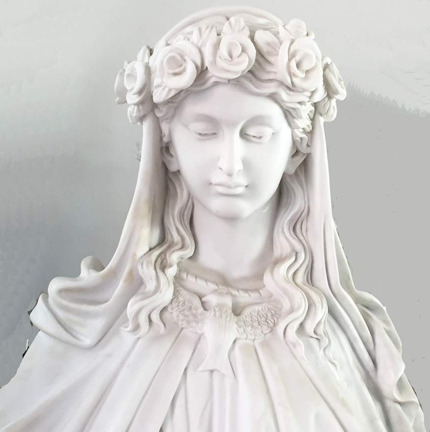 marble madonna statue
