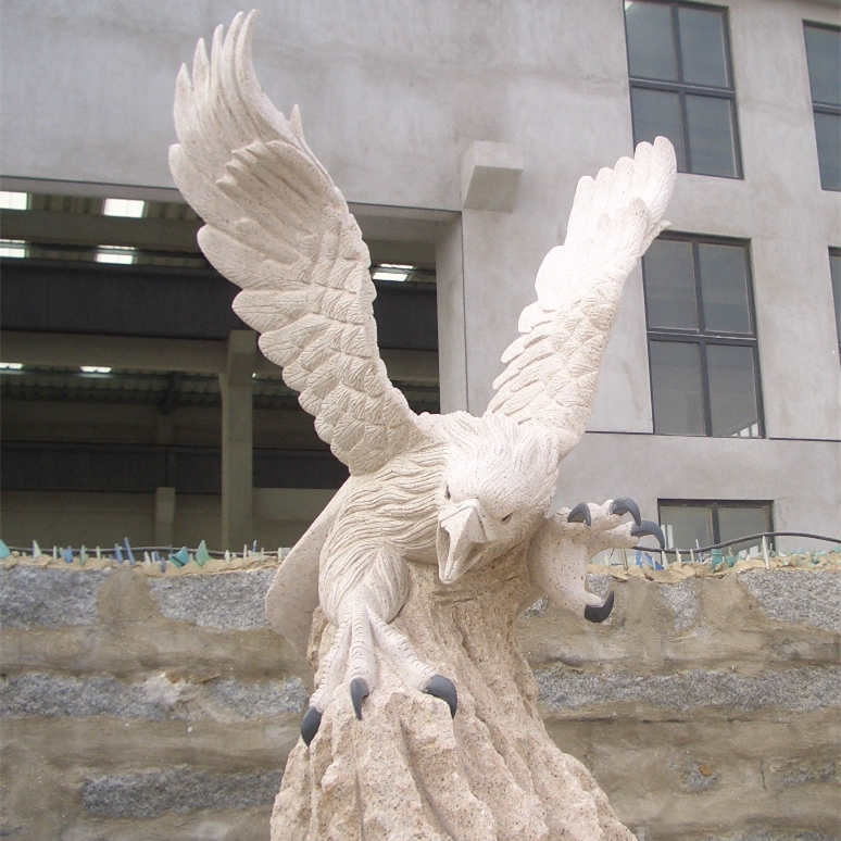 new unground marble eagle sculpture 1