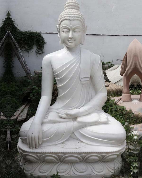 stone buddha statue india