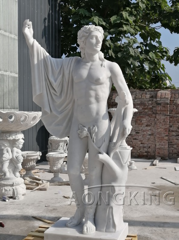 Greek god sculptures