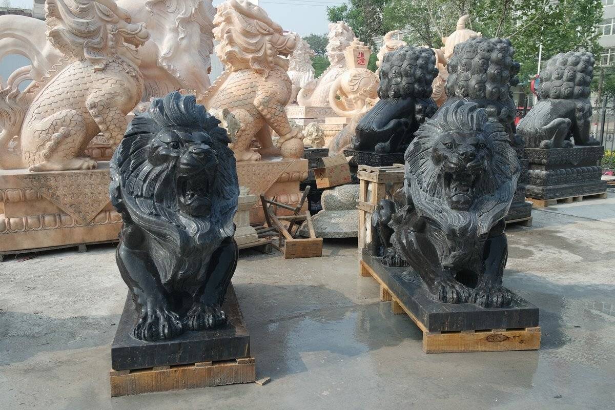lion statue home decor (1)
