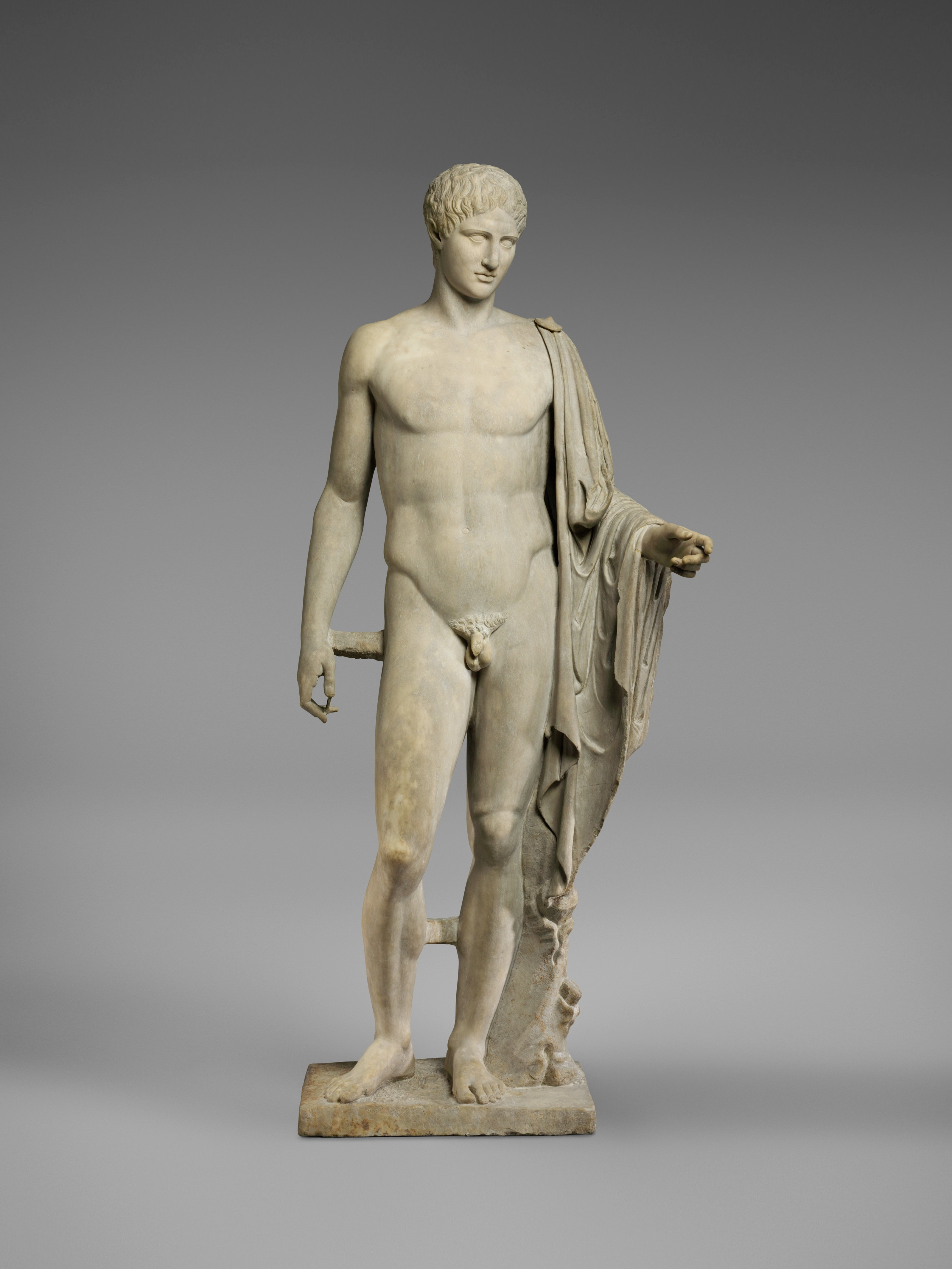 copy of work attributed to polykleitos,marble hermes