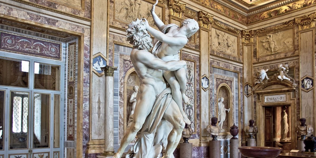 The Rape of Proserpina sculpture