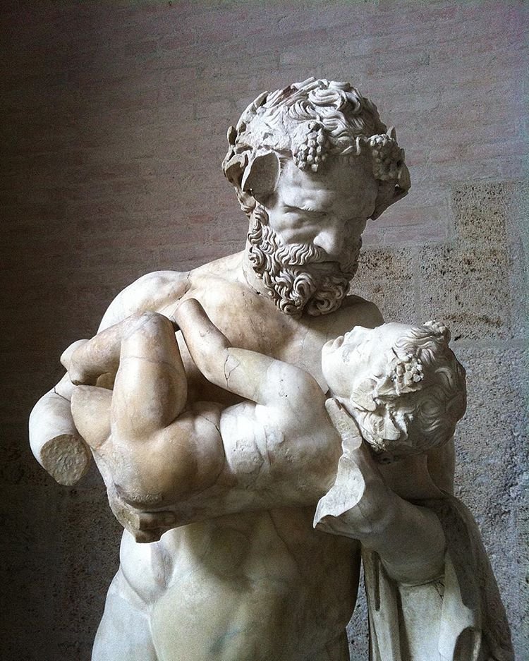 Silenus cradling the infant Dionysus (1)