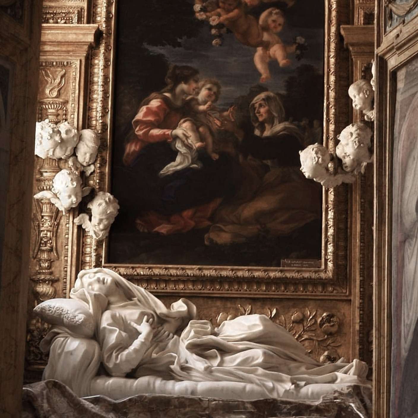 Bernini marble sculpture