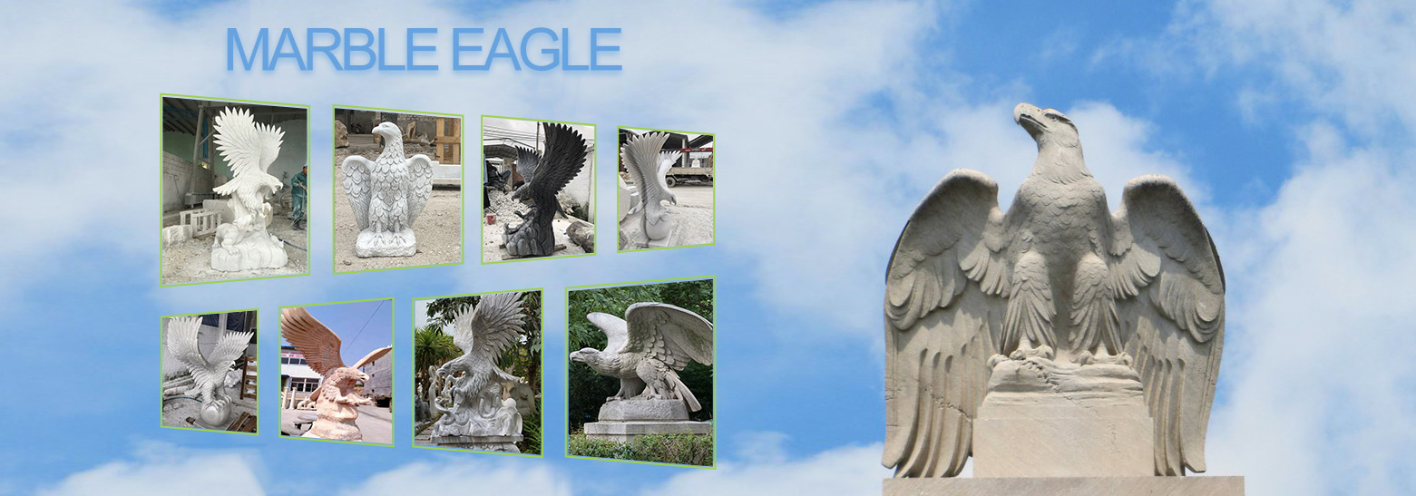 Marble Eagle Statue