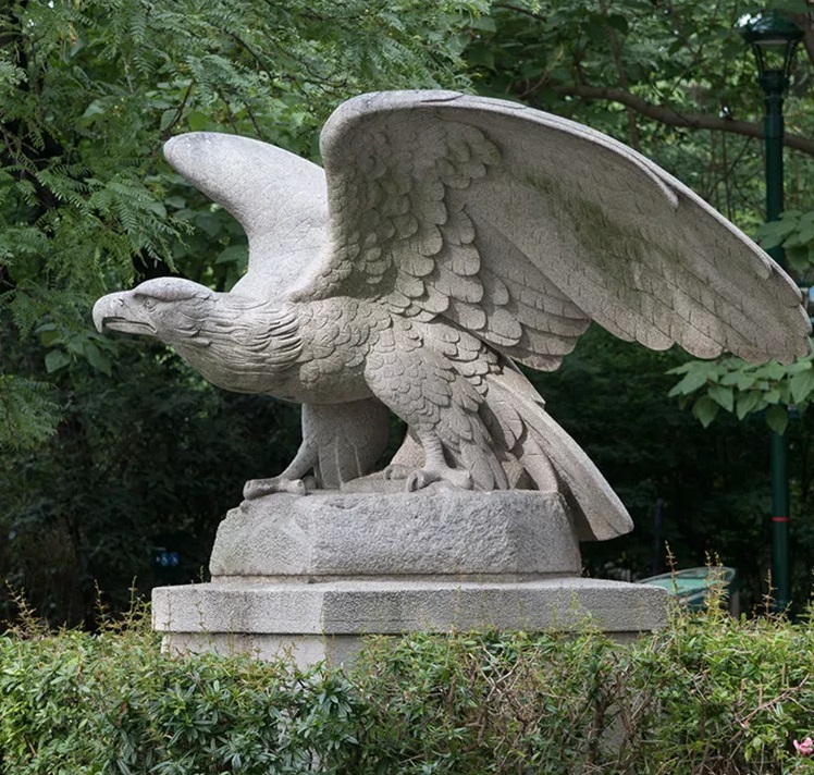 marble eagle sculpture