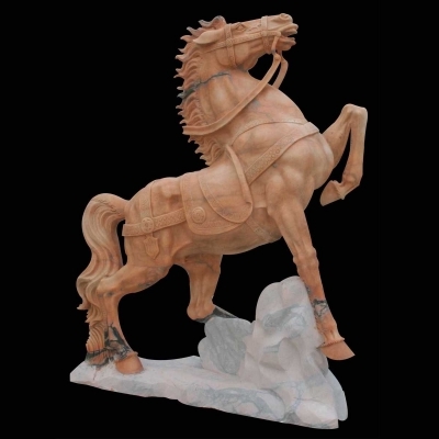 stone outdoor horse statues (1)