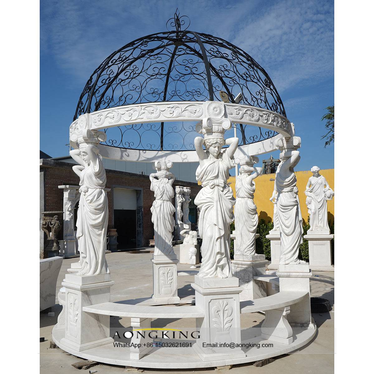 contemporary garden marble art for sale