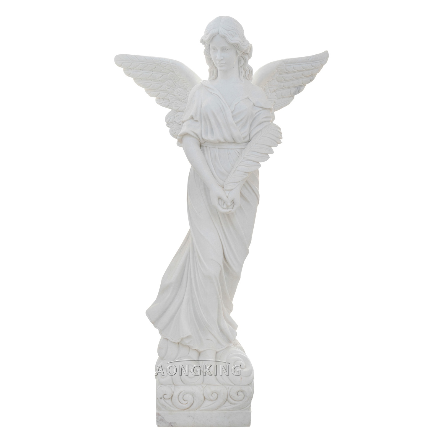 granite angel statues (2)